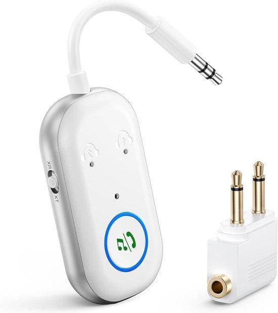 Ankilo Bluetooth Adapter Zender en Ontvanger Wit
