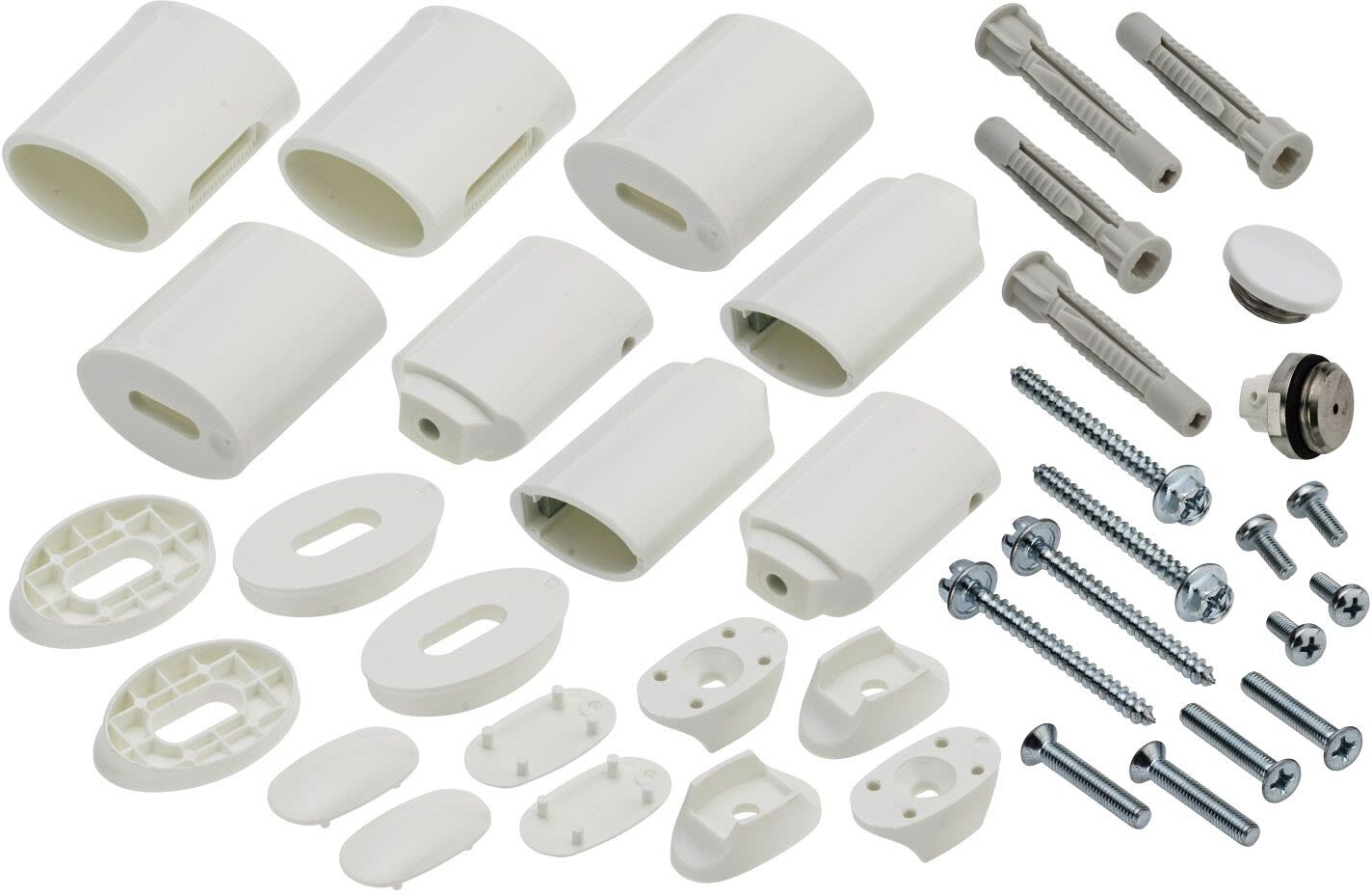 Megabad Profi Collection Replacement mounting kit for Architect Plana straight FC9900015