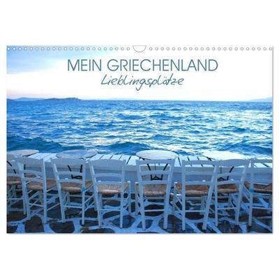 Mein Griechenland - Lieblingsplätze (Wandkalender 2026 DIN A3 quer), CALVENDO Monatskalender