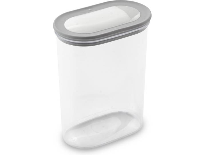 Curver Dry Grand Chef – Stapelbare Voorraadbus met deksel – 1600 ml – Transparant/Grijs