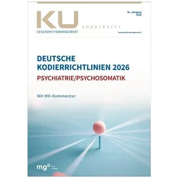Deutsche Kodierrichtlinien für die Psychiatrie/Psychosomatik 2026 mit MD-Kommentar, Fachbücher von Eva-Maria Weber, Beate Waibel