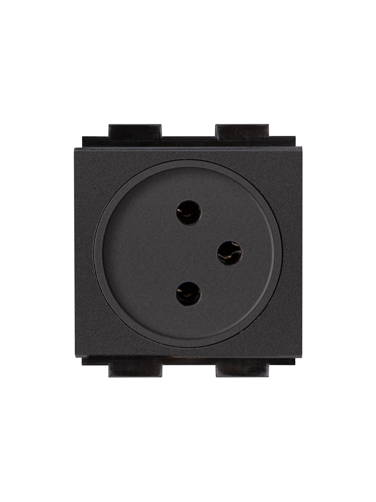 Crestron Electronics Crestron FT2A-PWR-IS Series FT2A-PWR-IS-1-BASIC - power socket mechanism - Israel - 1 power socket - black