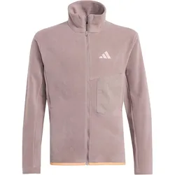 adidas TERREX Multi Fleece Sweatjacke Kinder KA4896 - Trace brown 164