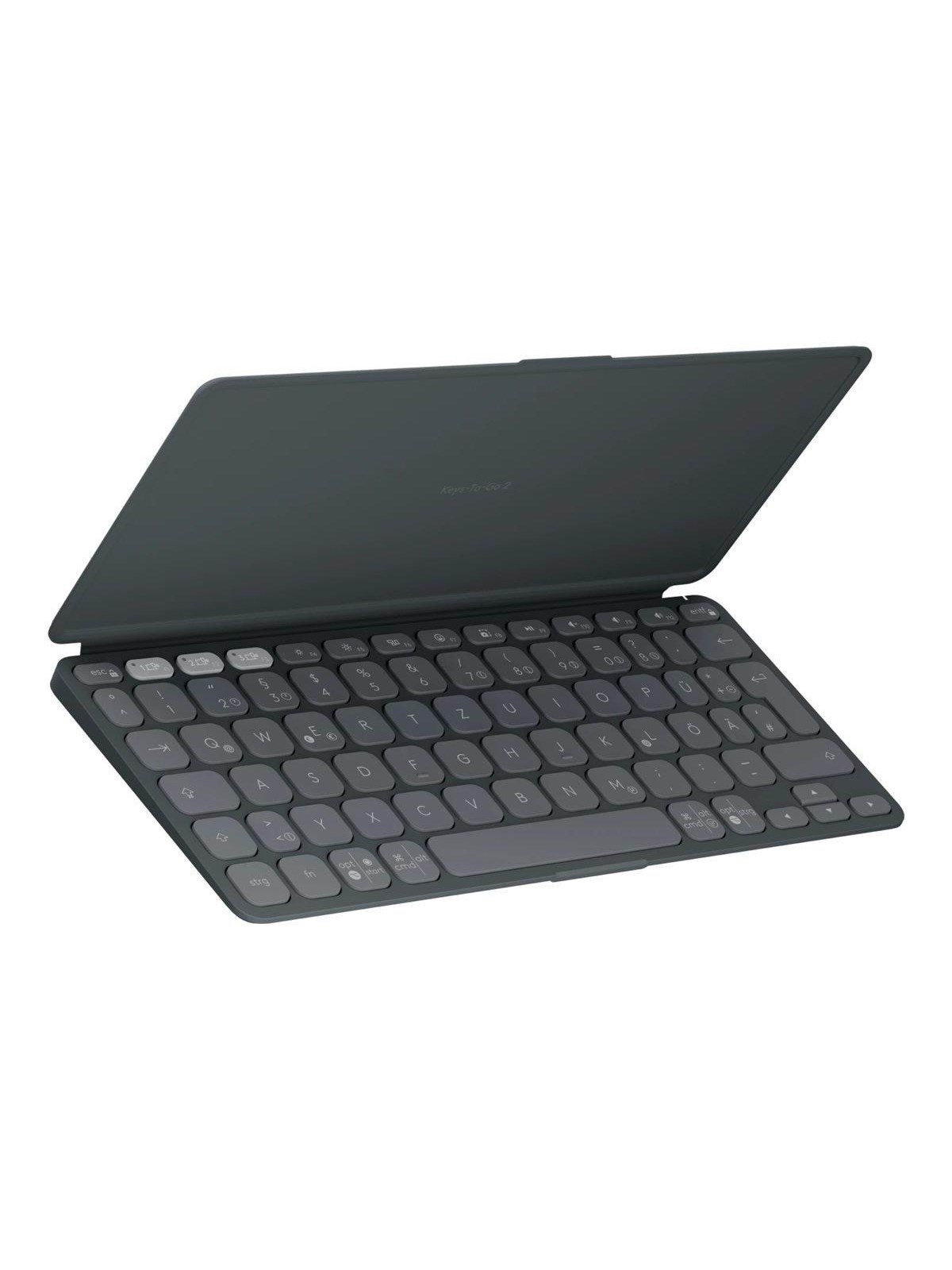 Logitech Keys-To-Go 2 - Tastatur - Deutsch - Schwarz