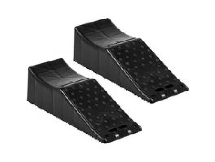 VEVOR 2 Stück Autozufahrtsrampe, flache Rampe, 9 Tonnen Tragfähigkeit, 14 cm Hubhöhe, Autorampe, robuste Reifenrampe für Ölwechsel, Aufzugswartung