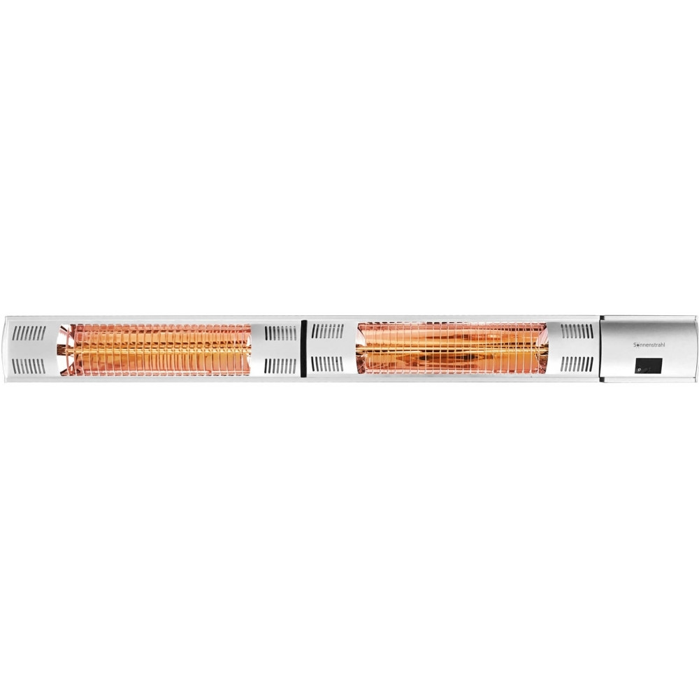 Silva Homeline 510022 Infrarood elektrische verwarming, 3000 W, Koolstofvezel, IP54, Zilver