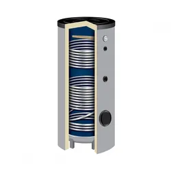 200 Liter Solarspeicher Warmwasserspeicher SO-200 Liter 2 Wärmetauscher Brauchwasserspeicher