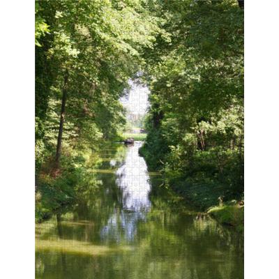CALVENDO Puzzle Im Wörlitzer Park, Venustempel im Hintergrund | 1000 Teile Lege-Größe 64x48cm Foto-Puzzle für glückliche Stunden