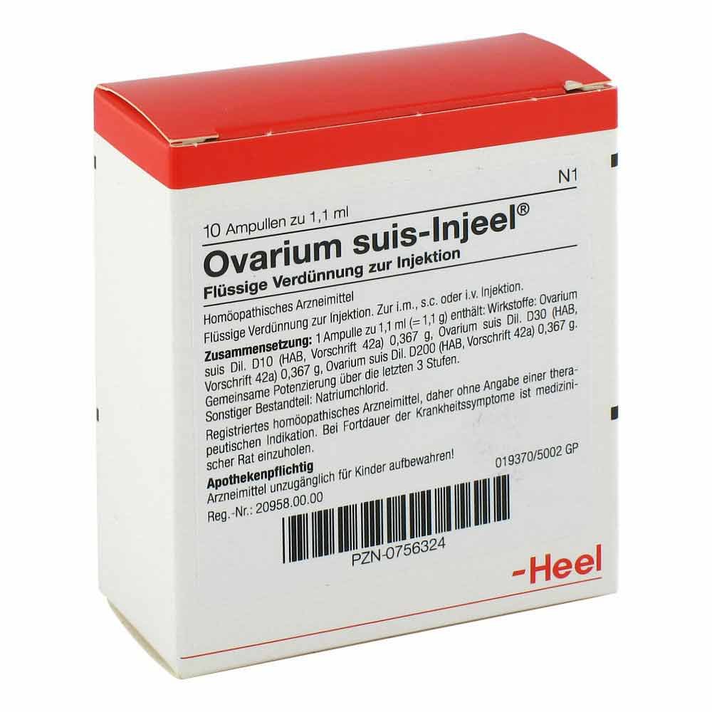 Biologische Heilmittel Heel GmbH Ovarium Suis Injeel Ampullen 00756324
