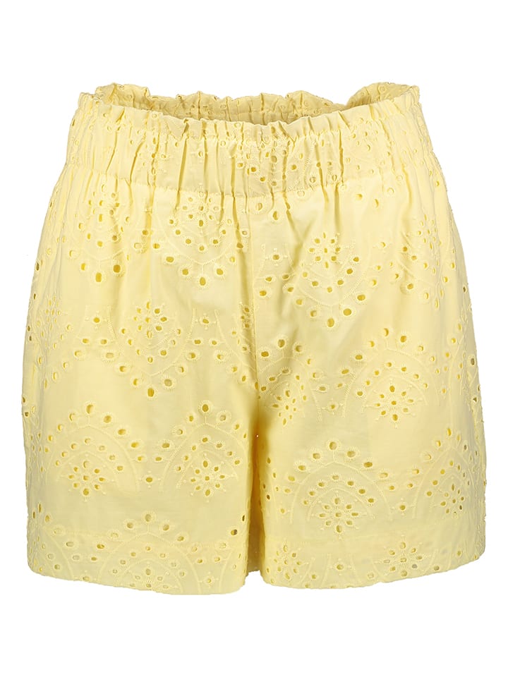 Pieces Shorts in Gelb - XS