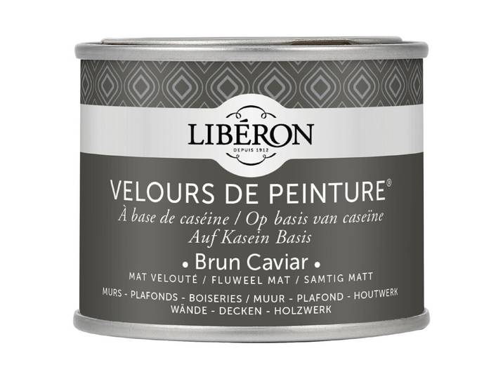 Liberon Wandfarbe braun Kaviar 125ml