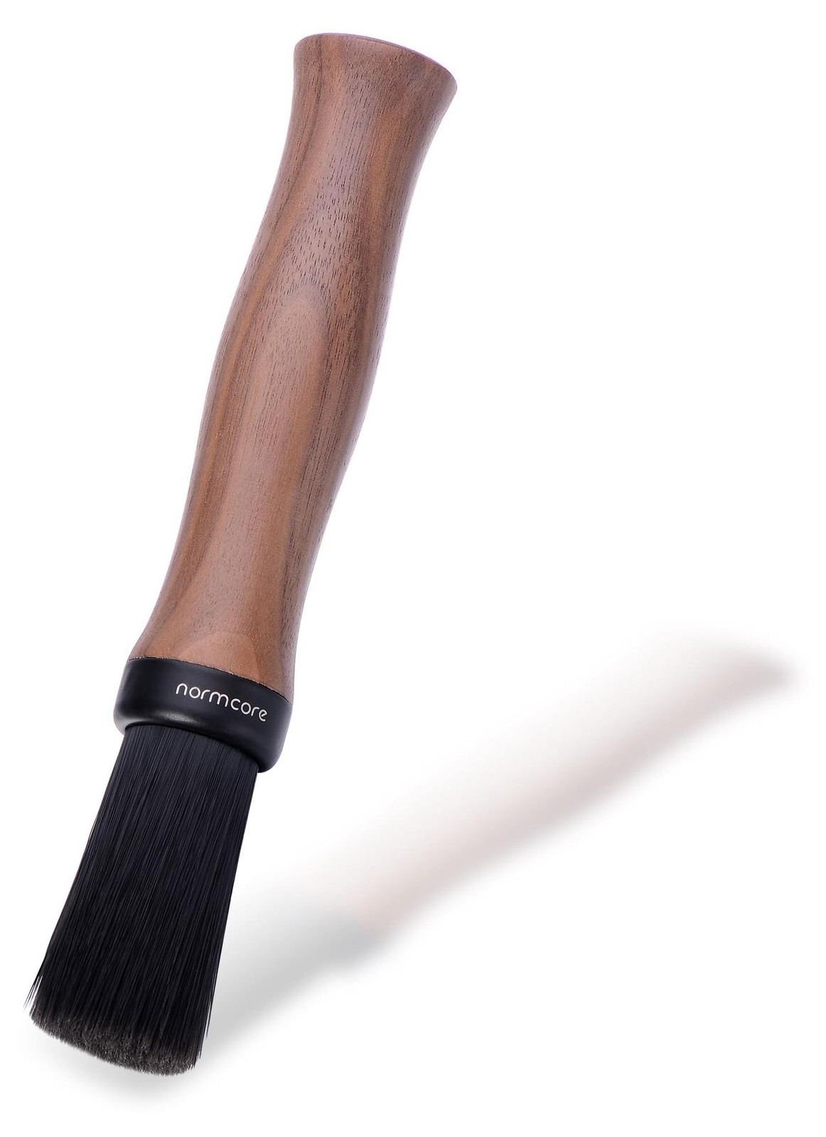 Dripio Koffiezetapparaat-reinigingsborstel van walnoothout, 17 cm