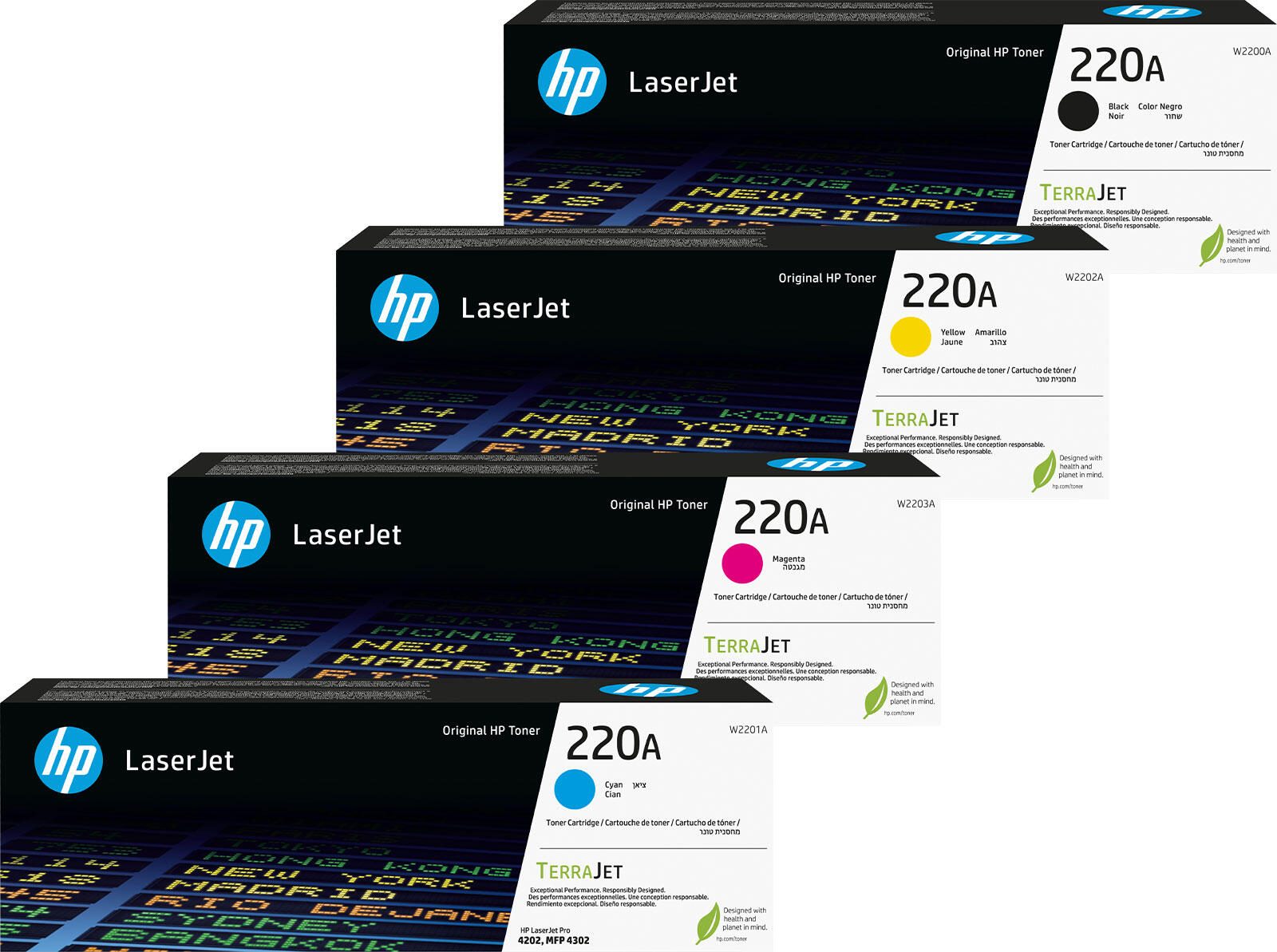 HP Inc. HP Original 220A Toner - 4er Multipack Set OPW2200A