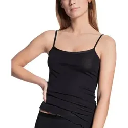 Calida True Confidence Spaghetti-Top Schwarz Small Damen