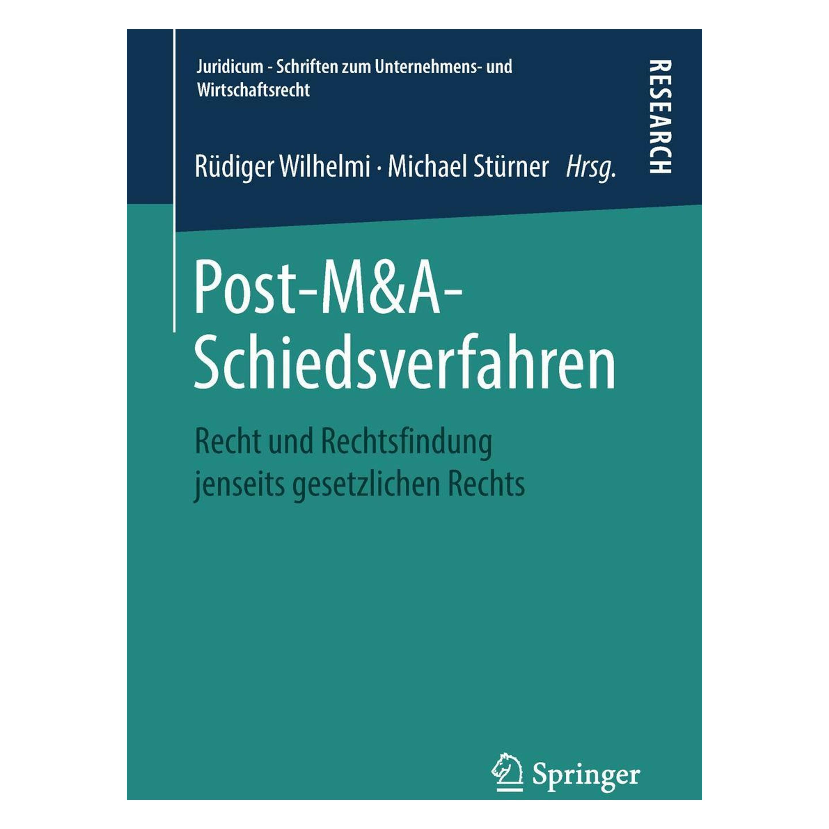 Springer Post-M&A-Schiedsverfahren (Deutsch, Softcover, Michael Stürner, Rüdiger Wilhelmi) (55975802)