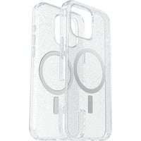 Symmetry Clear, Handyhülle transparent/silber (glänzend), iPhone 16 Pro Max, MagSafe