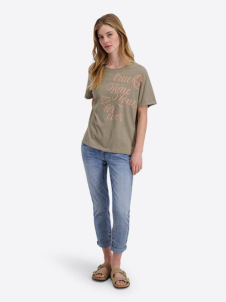 Timezone Shirt "Boxy" in Khaki - L