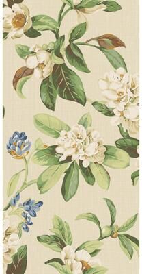 Roommates Waverly Beige & Green Live Artfully Peel and Stick Wallpaper
