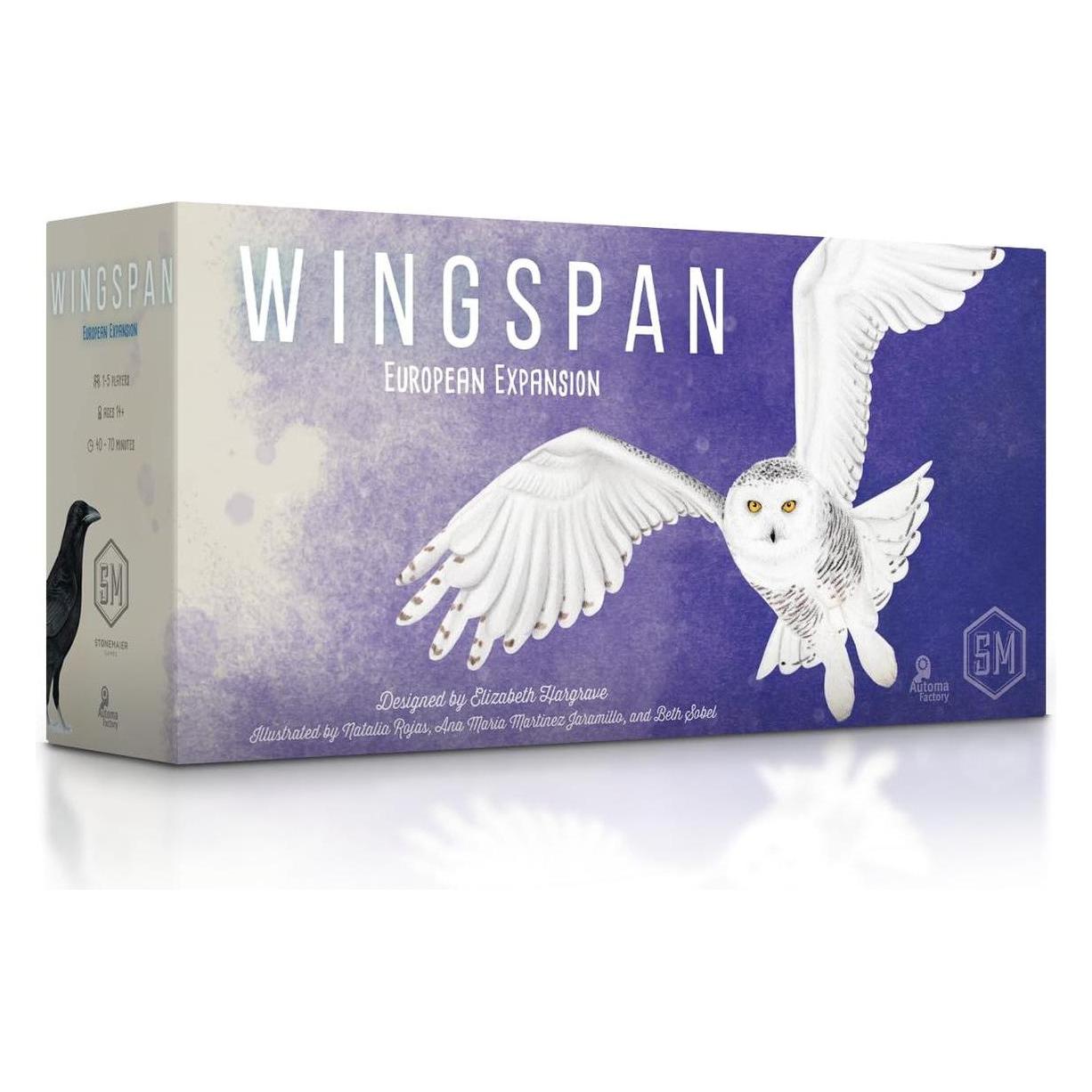 Asmodée Wingspan: European Expansion (Englisch, 1 - 5 Spieler) (STM901)