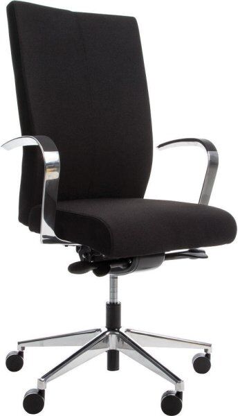 Lomax Como Heavy Duty Kontorstol, Sort