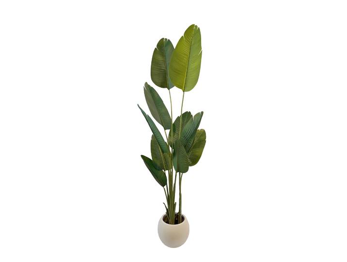 Strelitzie künstlich mit Topf 180 cm