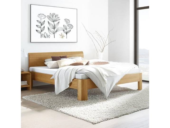 Bett Santa Clara Eiche Massivholz 100x200cm