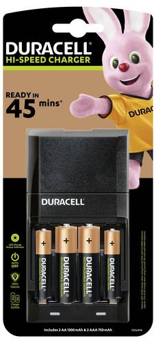Duracell Advanced Charger CEF27 Rundzellen-Ladegerät NiMH Micro (AAA), Mignon (AA)