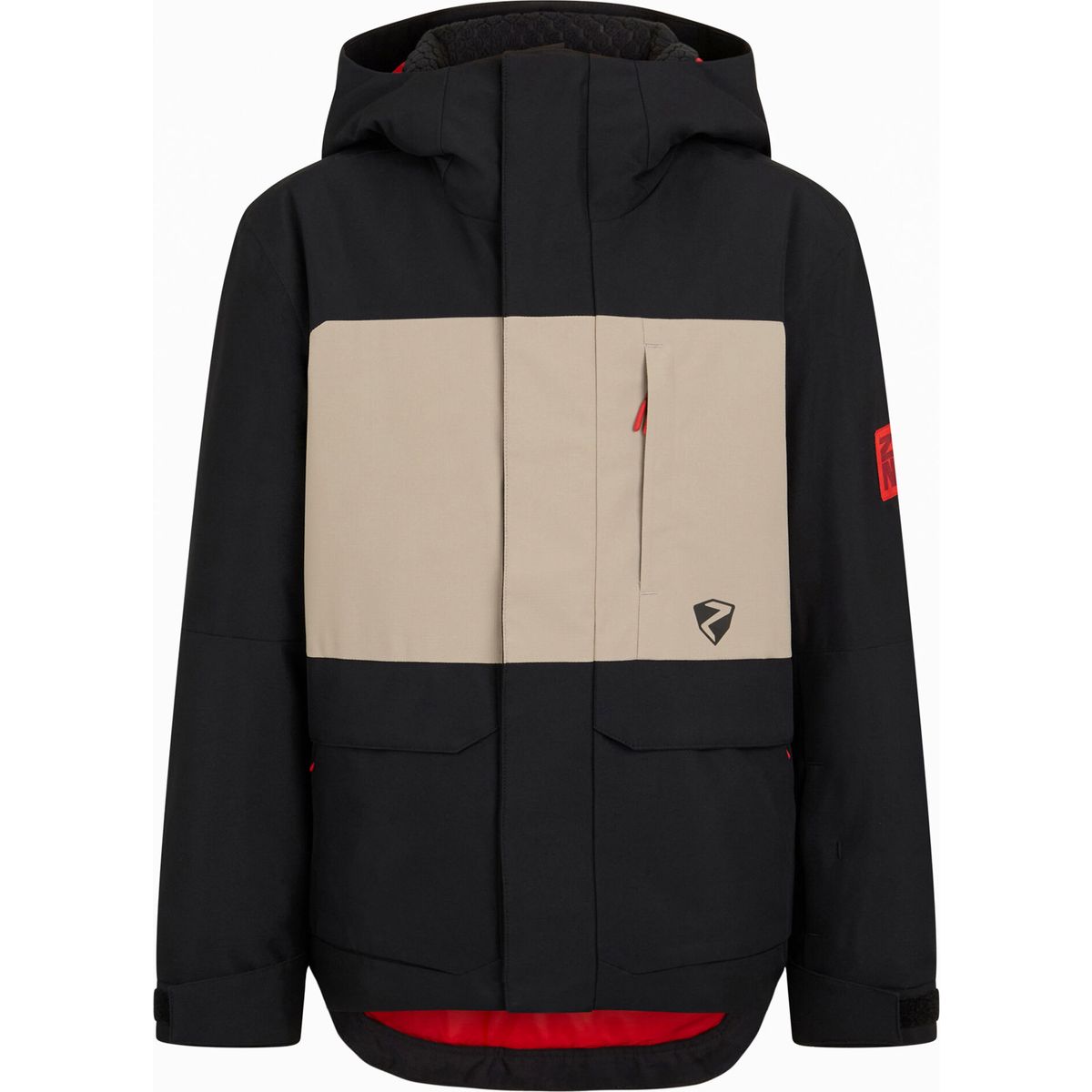 Ziener Alim-z Jacket Junior Boys sandstone ripstop (505) 116 135005-505-116