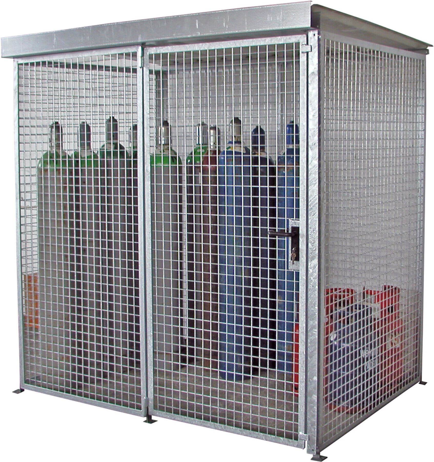 Bauer Südlohn Gasflaschen-Container GFC-M2/D, feuerverzinkt (4477-08-0000-0007)
