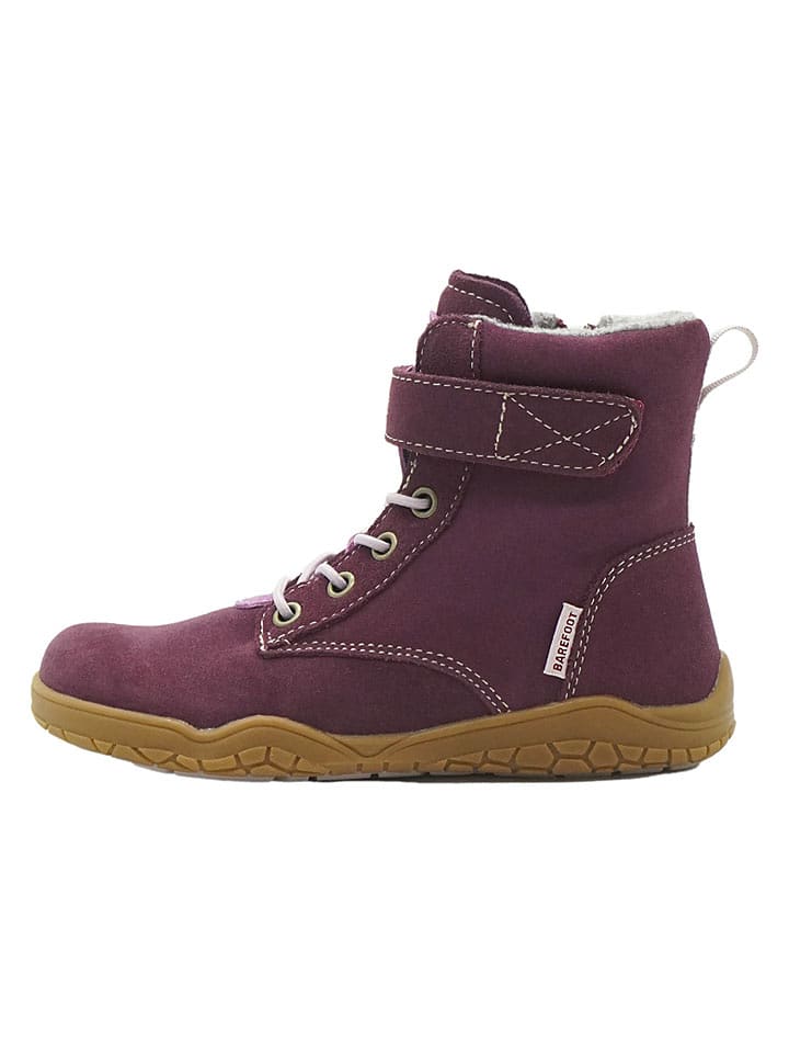 lamino Leder-Barfuß-Boots in Lila - 25