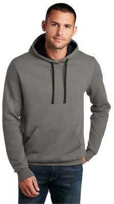 District DT810 The Concert Fleece Hoodie in Grey size 4XL   Cotton/Polyester Blend