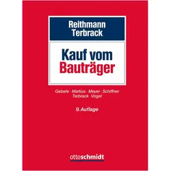 Kauf vom Bauträger, Fachbücher von Kurt Vogel, Christoph Terbrack, Alexander Martius, Thomas Schiffner, Alexander Gebele, Guido Meyer