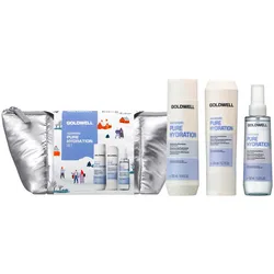 600ml Goldwell Dualsenses Pure Hydration Set (Shampoo 250ml + Conditioner 200ml + Spray 150ml + Tasche)