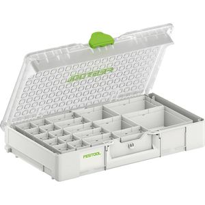 Festool Sortimentskasten Systainer³ Organizer SYS3, L 89, 50,8 x 8,9 x 29,6cm, Kunststoff, 20 Fächer