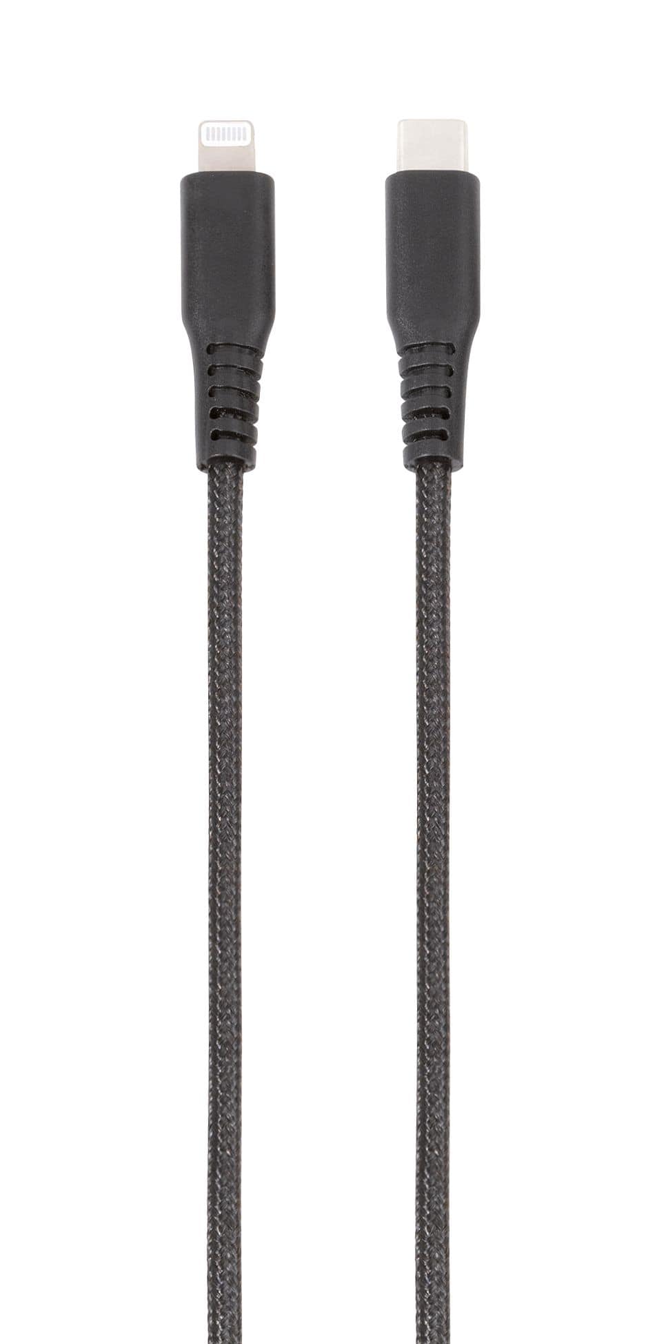 Vivanco Stecker Lightning auf USB C 1,5 m 61692 (Schwarz)