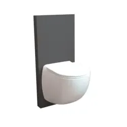SFA Wand-WC 0044ABOX anthrazit, wandhängend, ohne Verfliesen