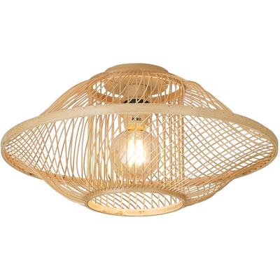GOOD & MOJO Deckenleuchte "MAUI", beige (natur), 1, Ø 50cm H: 25cm, Leuchten, Deckenleuchte