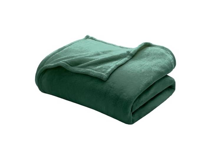 Douceur d'Intérieur\, Couverture Flanelle\, 220 x 240 cm\, Flanou\, Cèdre