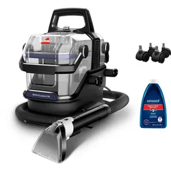 Bissell SpotClean Portable, Polsterreiniger + Teppichreiniger, Schwarz, Transparent
