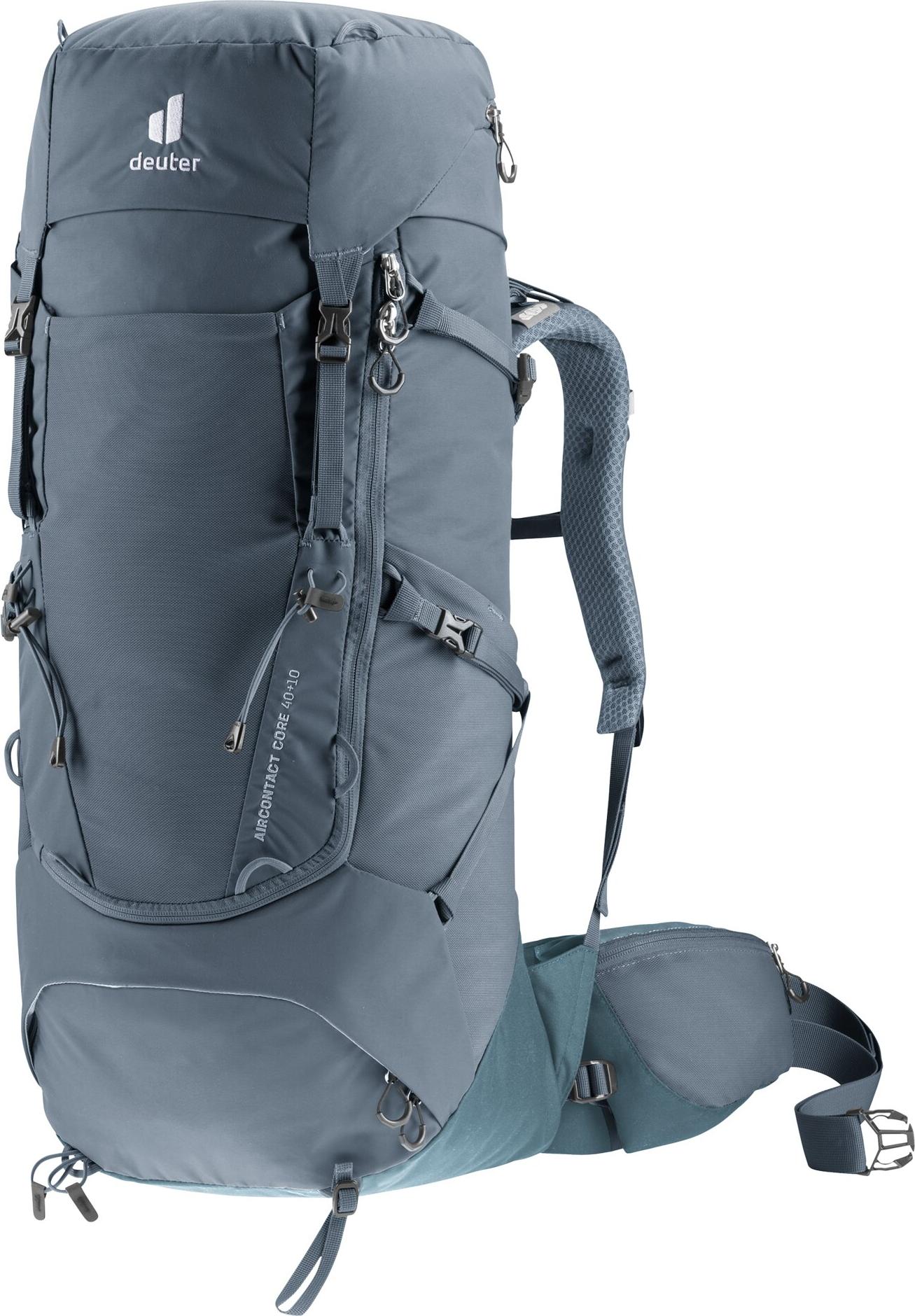 Deuter Herren Aircontact Core 40+10 Trekkingrucksack (Volumen 40 Liter / Gewicht 2,05kg) graphite-shale