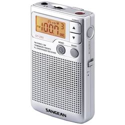 Sangean Pocket 250 Taschenradio UKW, MW UKW Tastensperre Silber DT-250