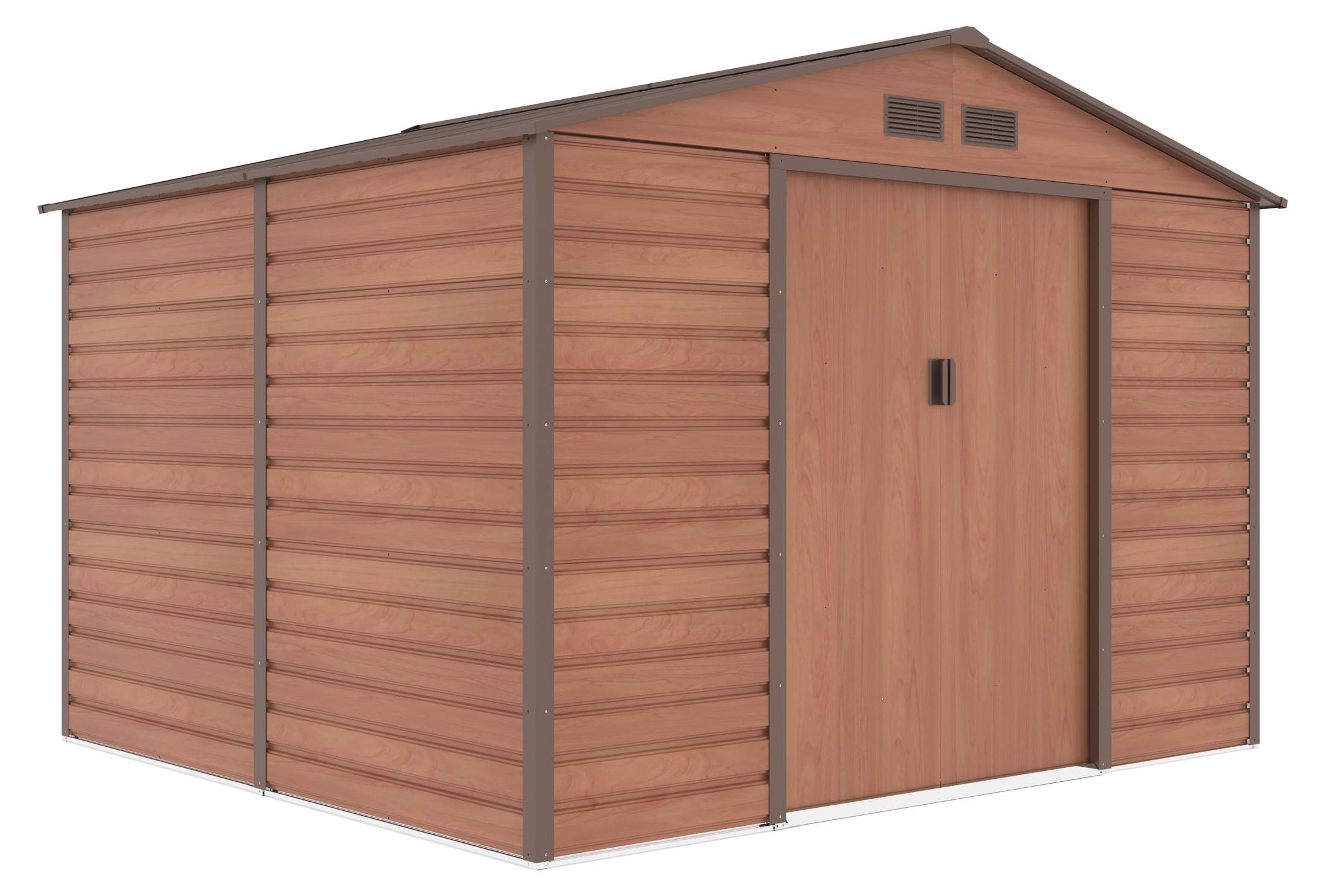 G21 Gartenhaus G21 GAH 706 - 277 x 255 cm, braun G21-63900554