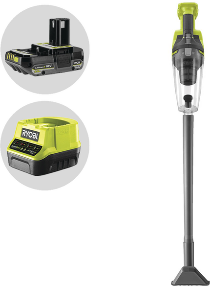 Ryobi RHV18F-0 - Aspirabriciole a batteria con prolunga - 18V - 2 Ah