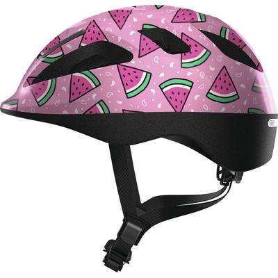Kinderfahrradhelm ABUS "SMOOTY 2.0" Gr. S, rosa (pink watermelon), Helme, Kinder, S Kopfumfang: 45cm - 50cm