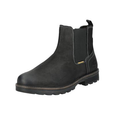 Schnürstiefelette CAMEL ACTIVE "camel active Stiefelette Leder/Textil", Herren, Gr. 45, schwarz, Leder, Textil, Schuhe Schnürstiefelette