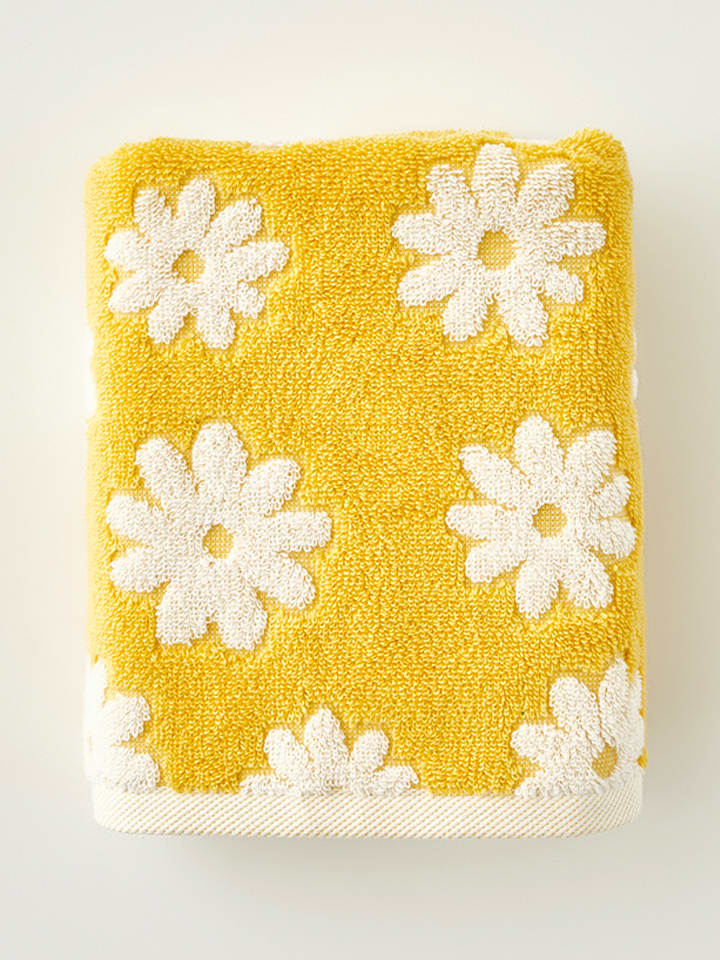 BELLA MAISON Handtuch ''Daisy'' in Gelb - (L)50 x (B)30 cm - onesize
