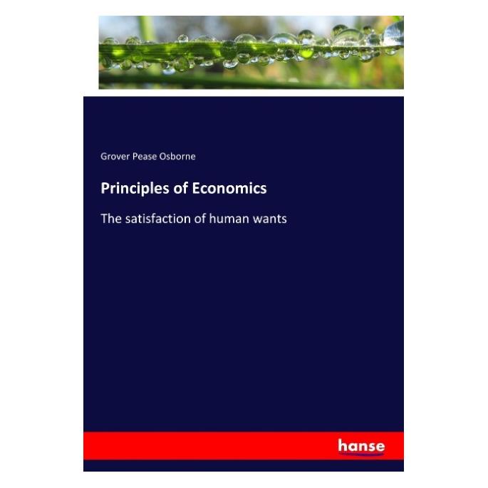 Hansebooks Principles of Economics (Englisch, Softcover, Grover Pease Osborne) (55940431)