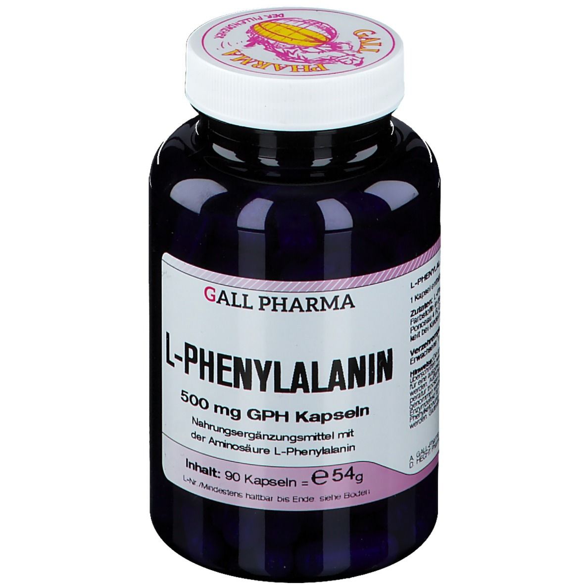 L-Phenylalanin 500 mg GPH Kapseln 90 St