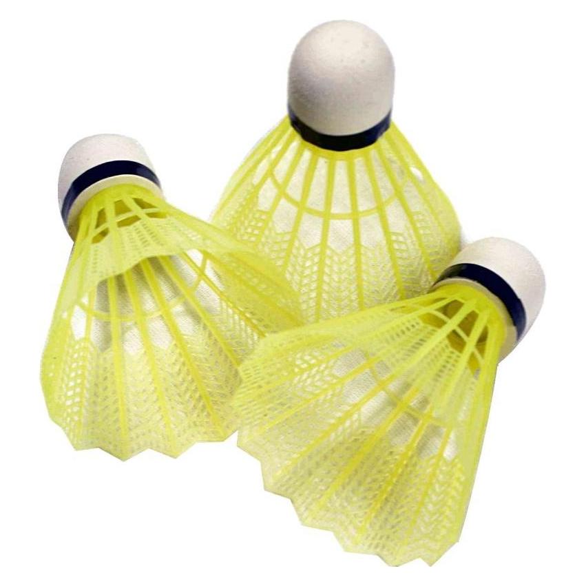Enero Badminton-Federball aus Nylon, 3-teilig (58213893)