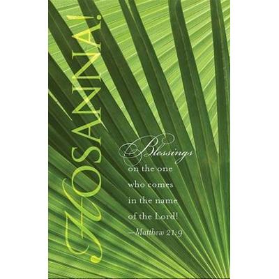 Hosanna! Palm Sunday Bulletin 2013, Regular (Package of 50)